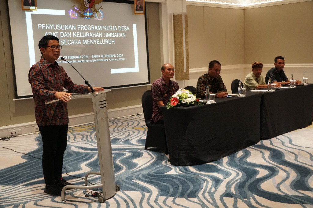 Rakor Penyusunan Program Kerja Desa Adat dan Kelurahan Jimbaran